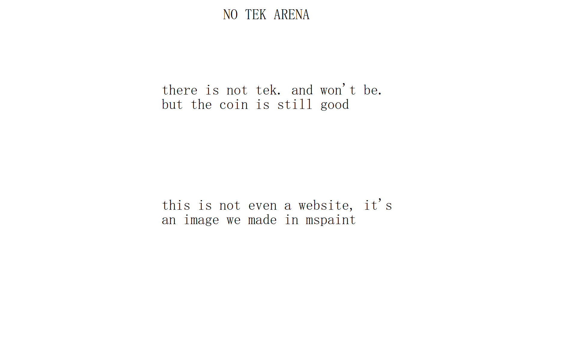 No Tek Arena